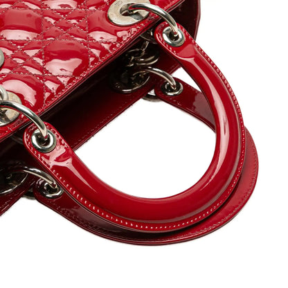 Dior Medium Patent Cannage Lady
