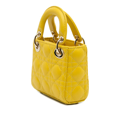 Dior Micro Lambskin Cannage Lady