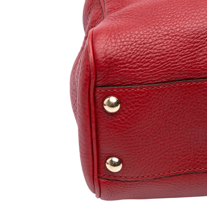 Gucci Small Calfskin Bamboo Shopper Satchel