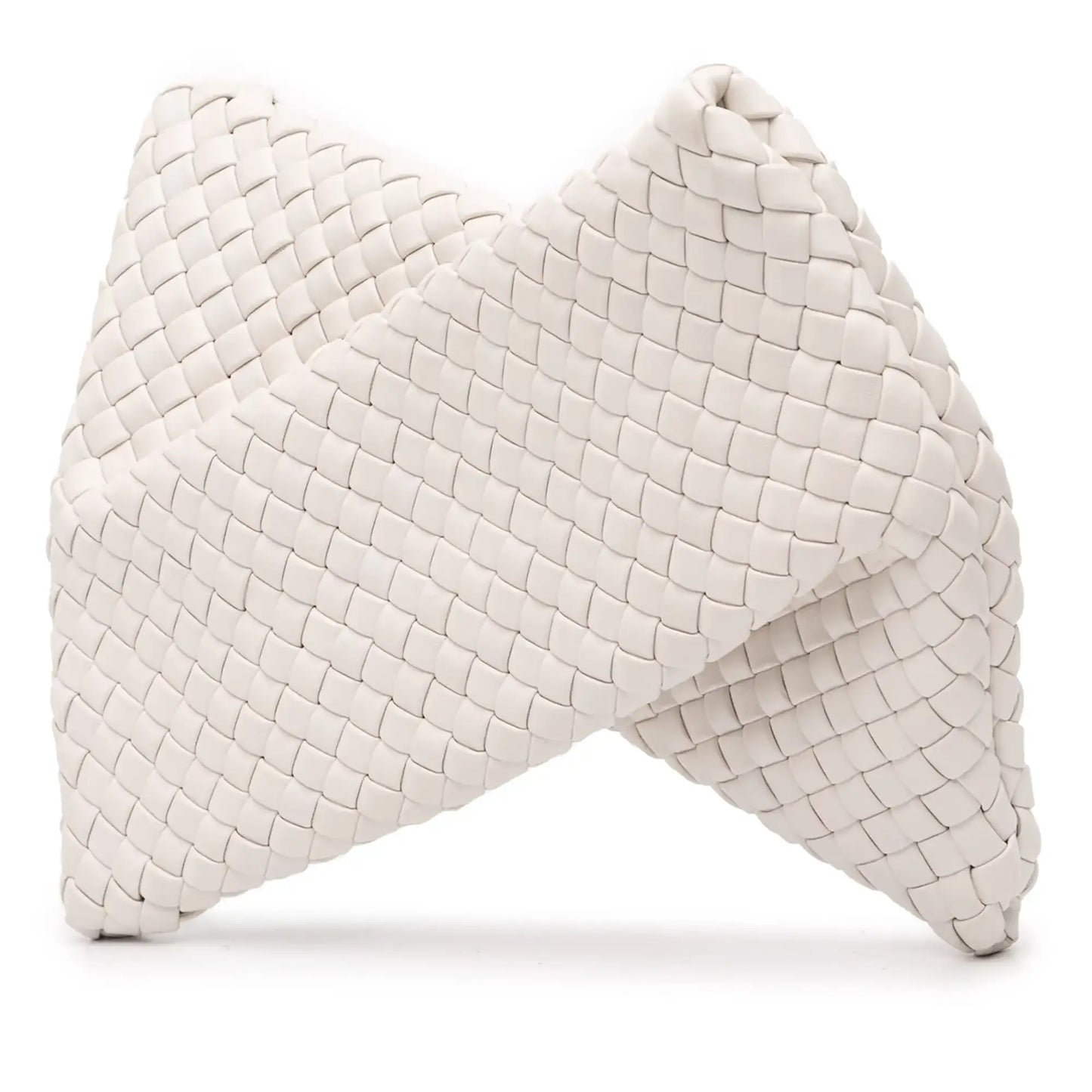 Bottega Veneta Lambskin Padded Intreccio Crisscross Clutch
