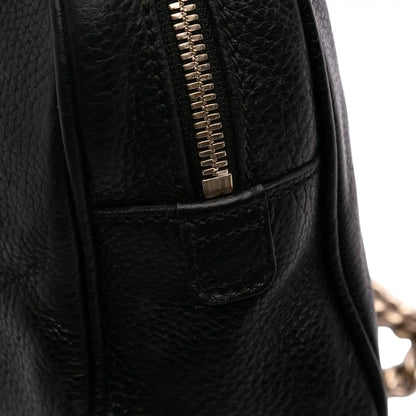 Gucci Pebbled Leather Soho Chain Zip Shoulder Bag
