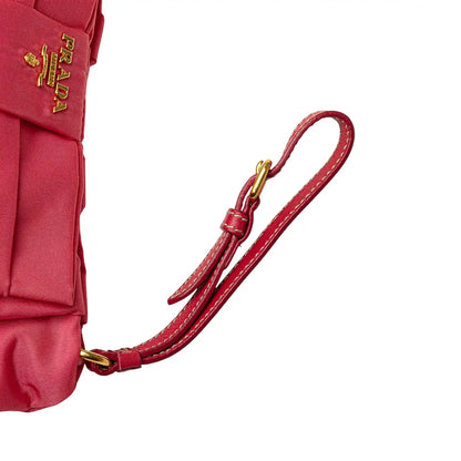 Prada Tessuto Bow Wristlet Clutch
