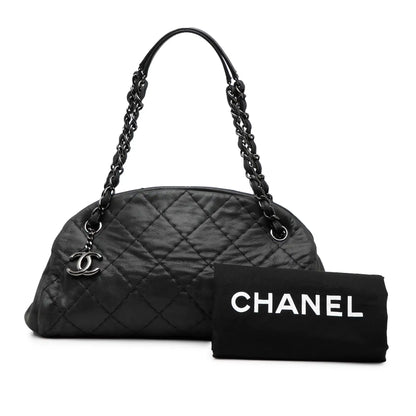 Chanel Medium Iridescent Calfskin Just Mademoiselle Bowling Bag