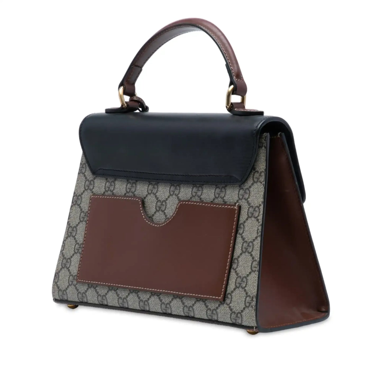 Gucci Small GG Supreme Padlock Satchel