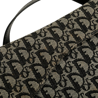 Dior Diorissimo Trotter Canvas Saddle Shoulder Bag