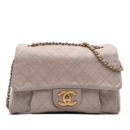 Chanel Small Aged Calfskin Chic Quilt Flap