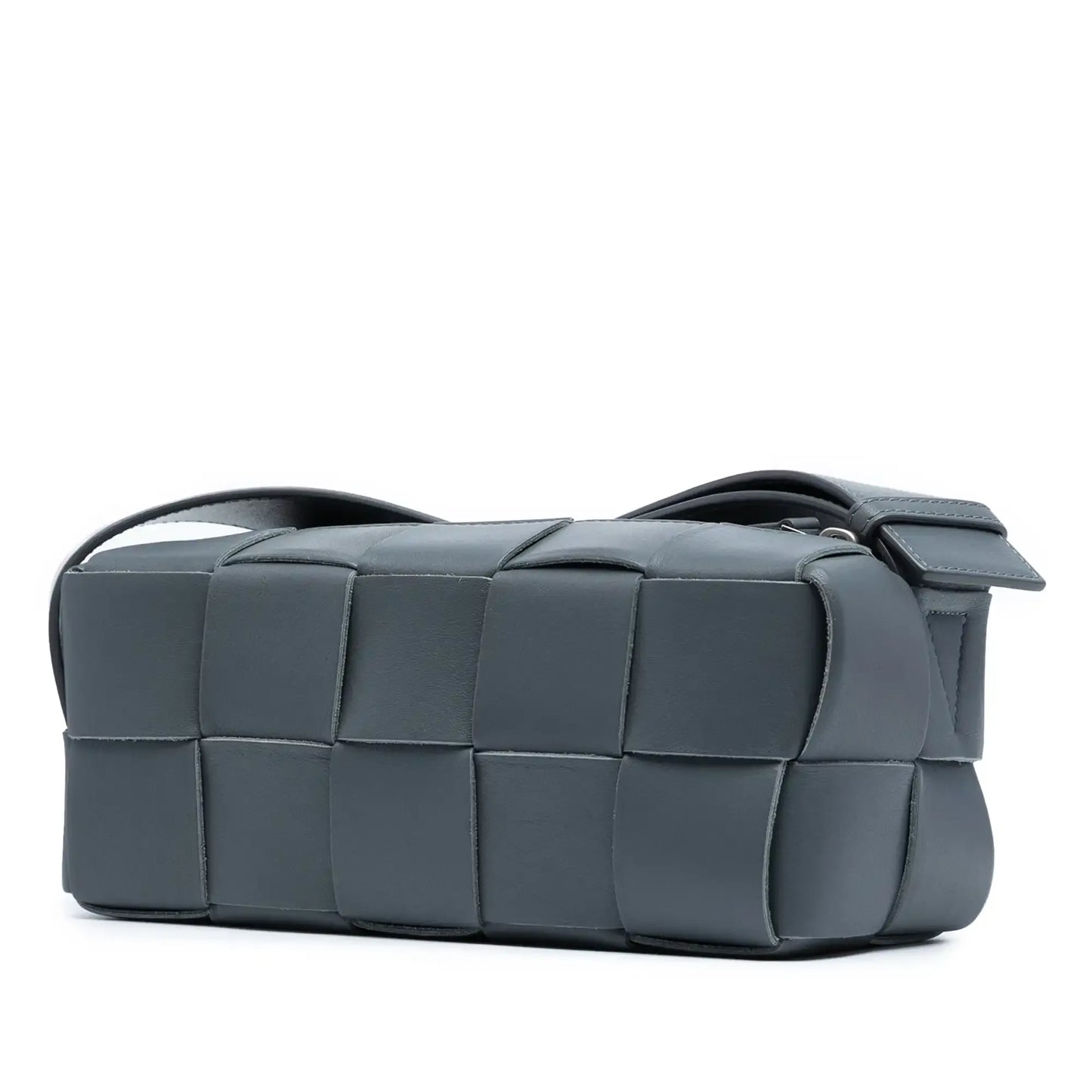 Bottega Veneta Small Lambskin Intrecciato Brick Cassette