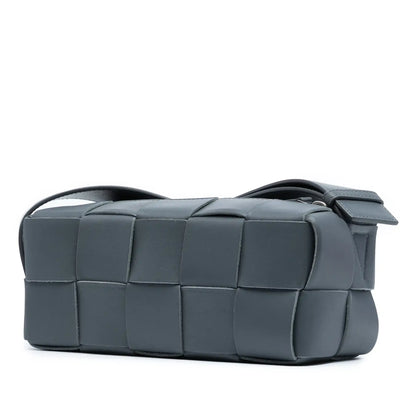 Bottega Veneta Small Lambskin Intrecciato Brick Cassette