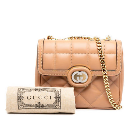 Gucci Mini Leather Deco Chain Shoulder Bag