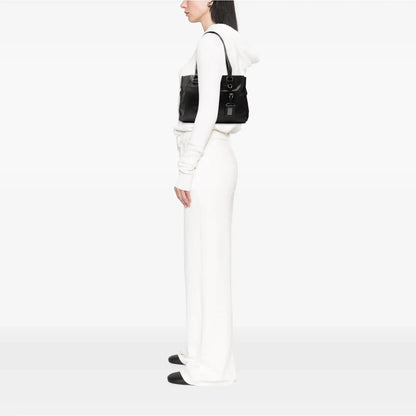 Prada Tessuto Trimmed Nappa Tote