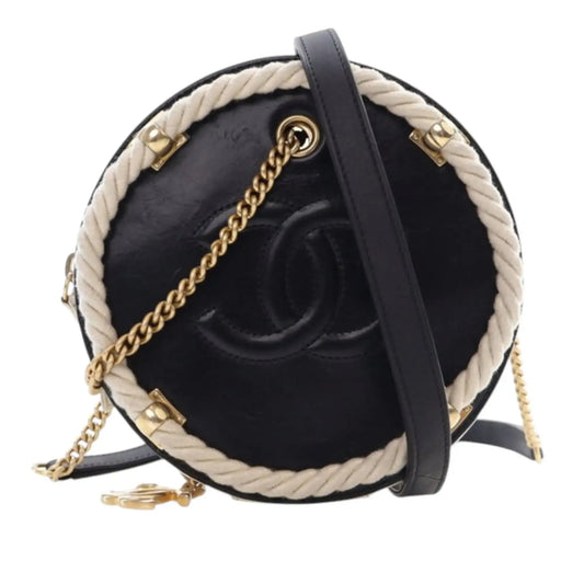 Chanel Crumpled Calfskin En Vogue Round Bag