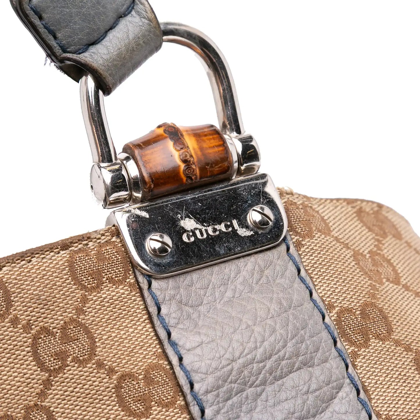 Gucci GG Canvas Bamboo Libeccio Tote