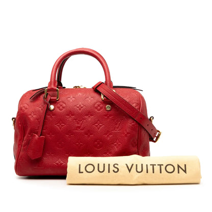 Louis Vuitton Monogram Empreinte Speedy Bandouliere 25