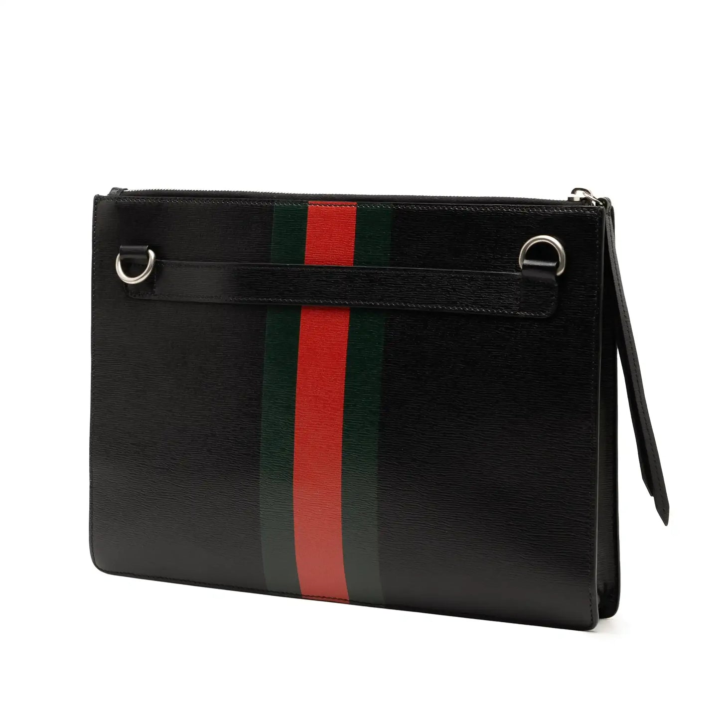 Gucci Leather Web Kingsnake Crossbody