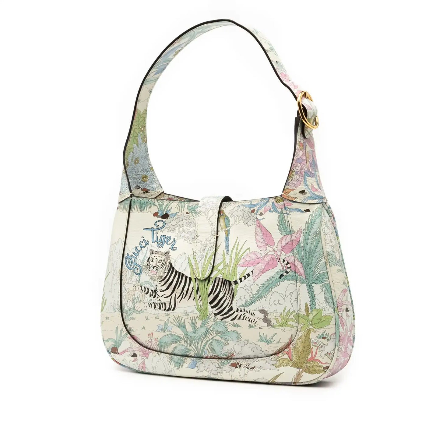 Gucci Small Calfskin Tiger Jackie 1961 Crossbody