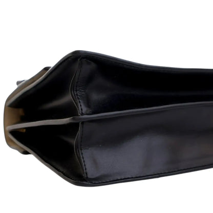 Fendi Medium FF 1974 Embossed Leather Kan U Top Handle Bag