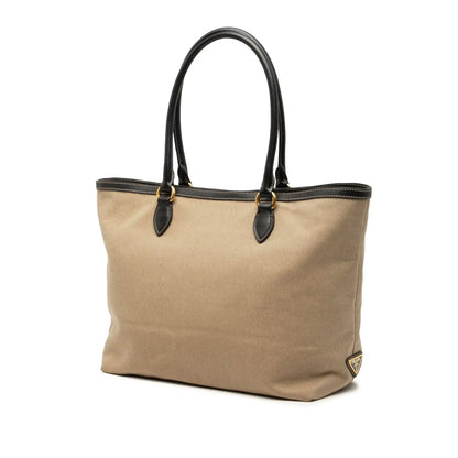 Prada Canvas Canapa Logo Tote