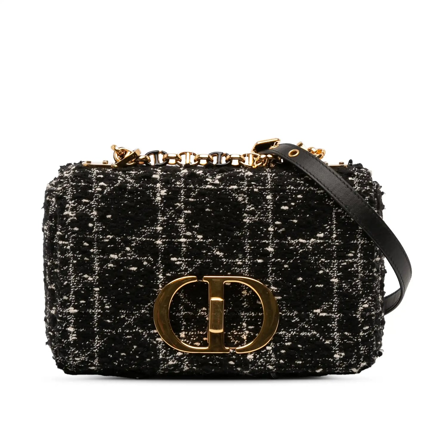 Dior Small Tweed Macrocannage Caro Bag