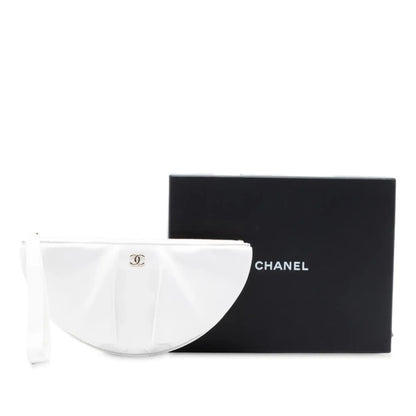 Chanel Lambskin Wave Clutch