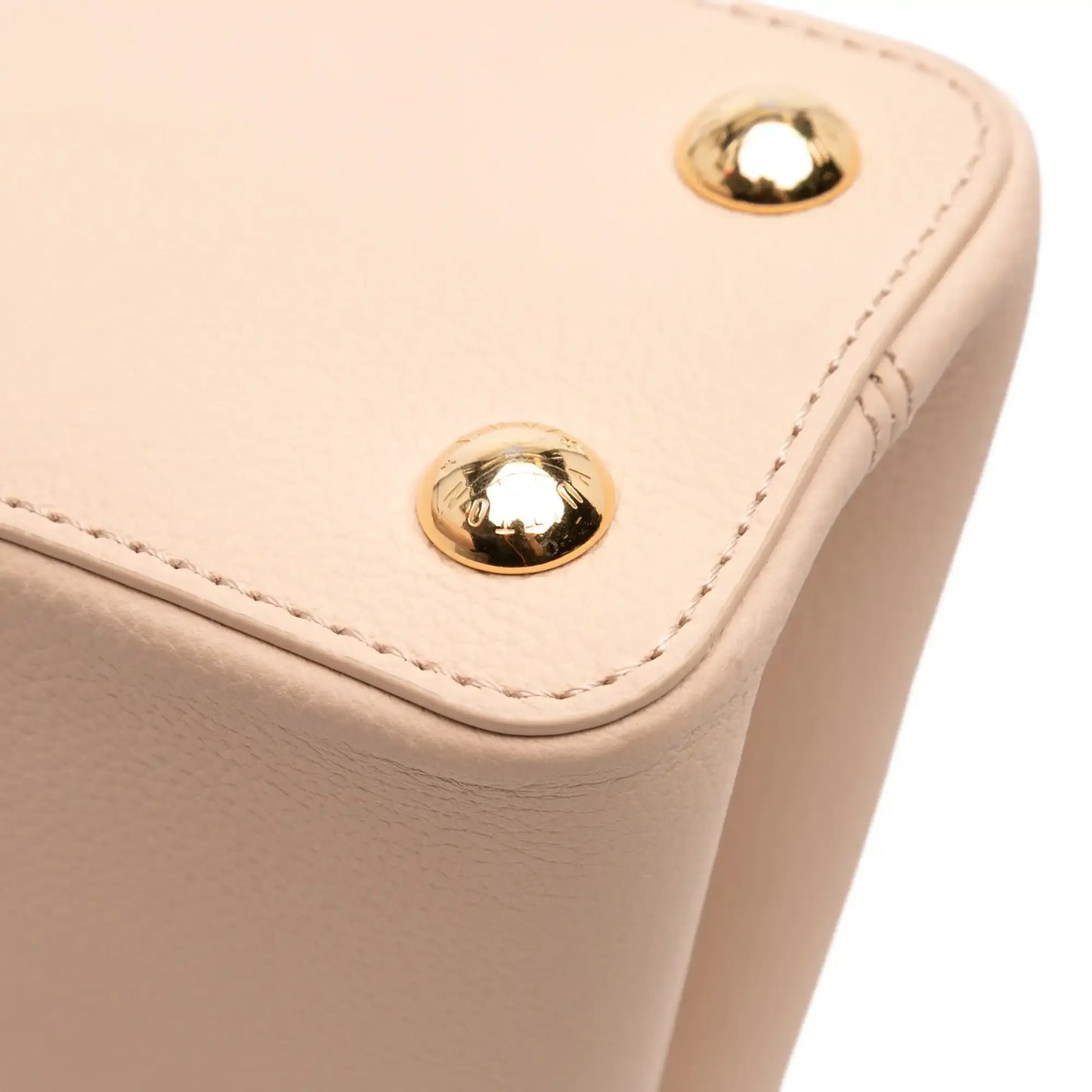 Louis Vuitton Grained Calfskin Capucines East West MM