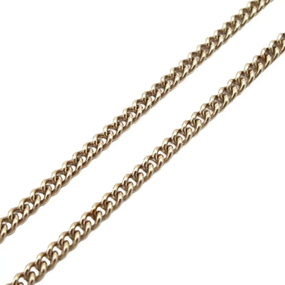 Chanel Gold Plated CC Faux Pearl Lace Pendant Necklace
