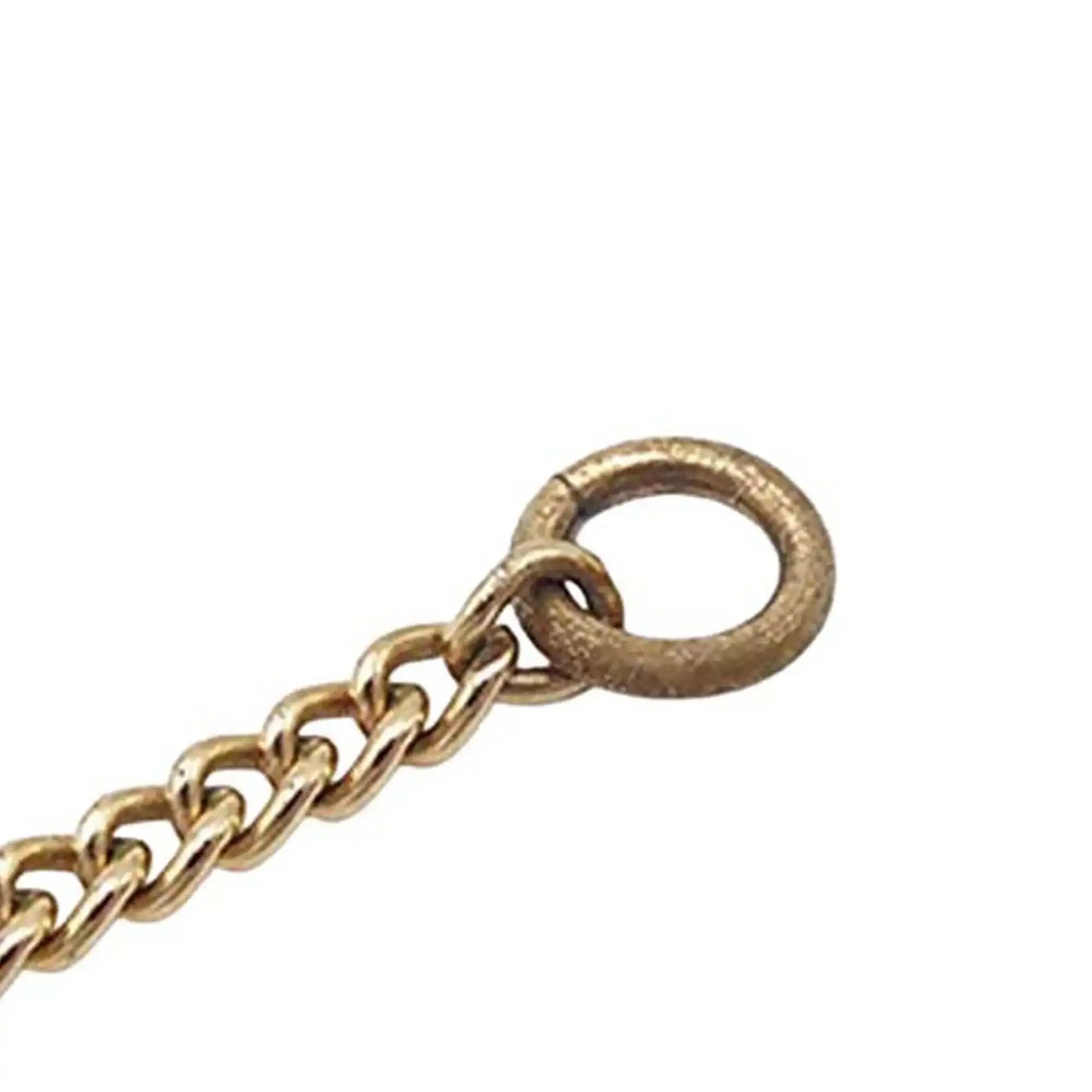 Chanel CC Gold Plated Round Pendant Necklace