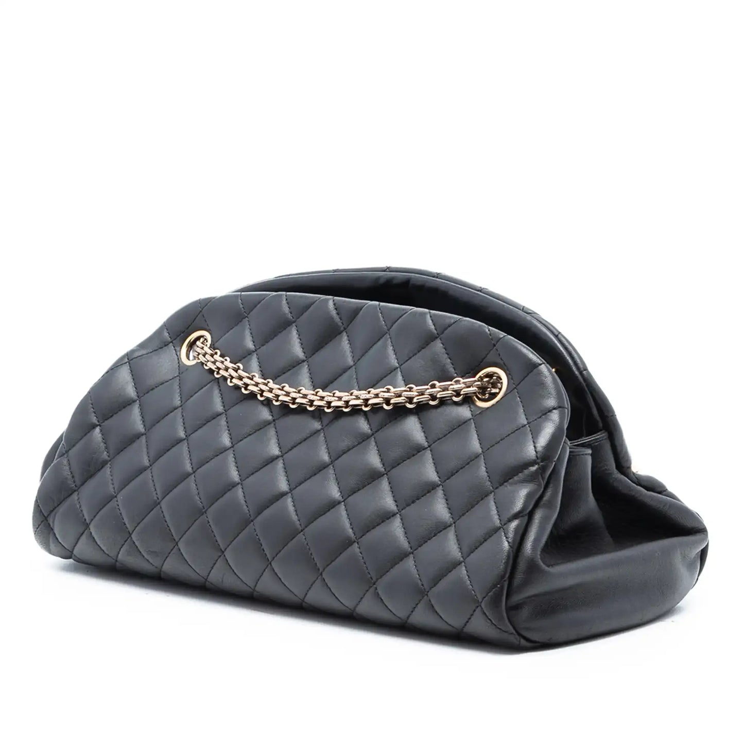 Chanel Medium Aged Calfskin Just Mademoiselle Bowling Bag