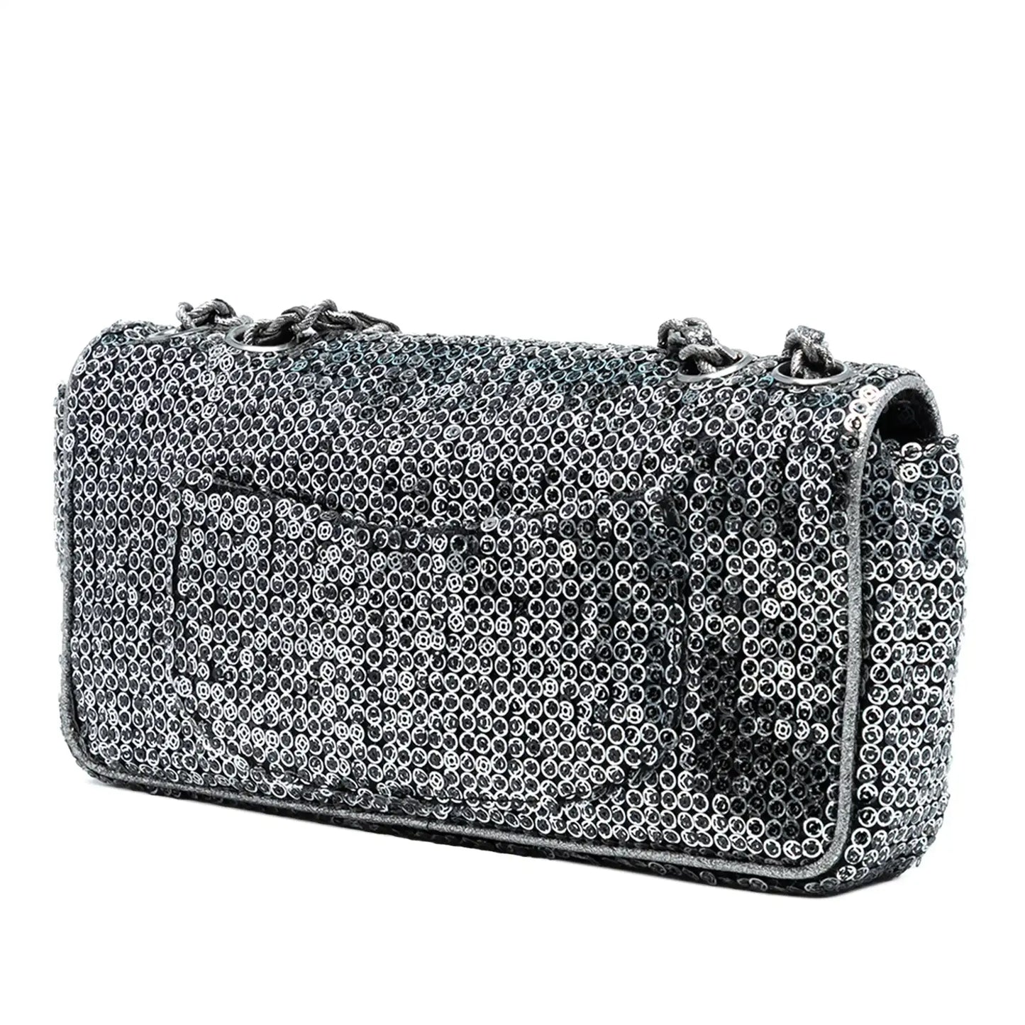Chanel CC Sequins East West Flap