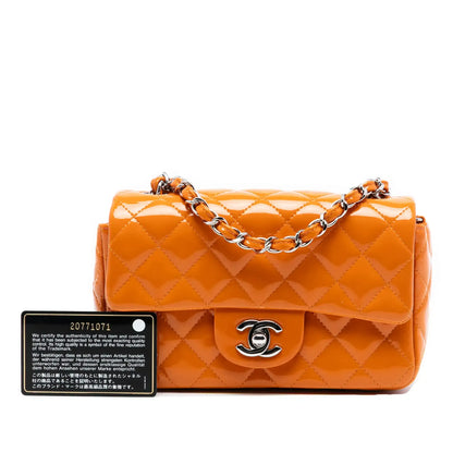 Chanel Mini Rectangular Classic Patent Single Flap