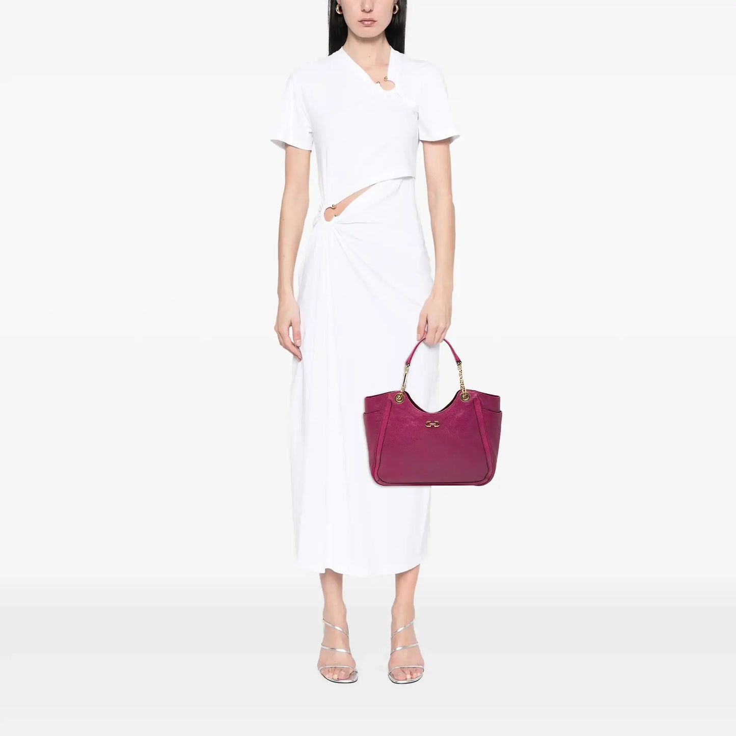 Ferragamo Medium Leather Betulla Tote