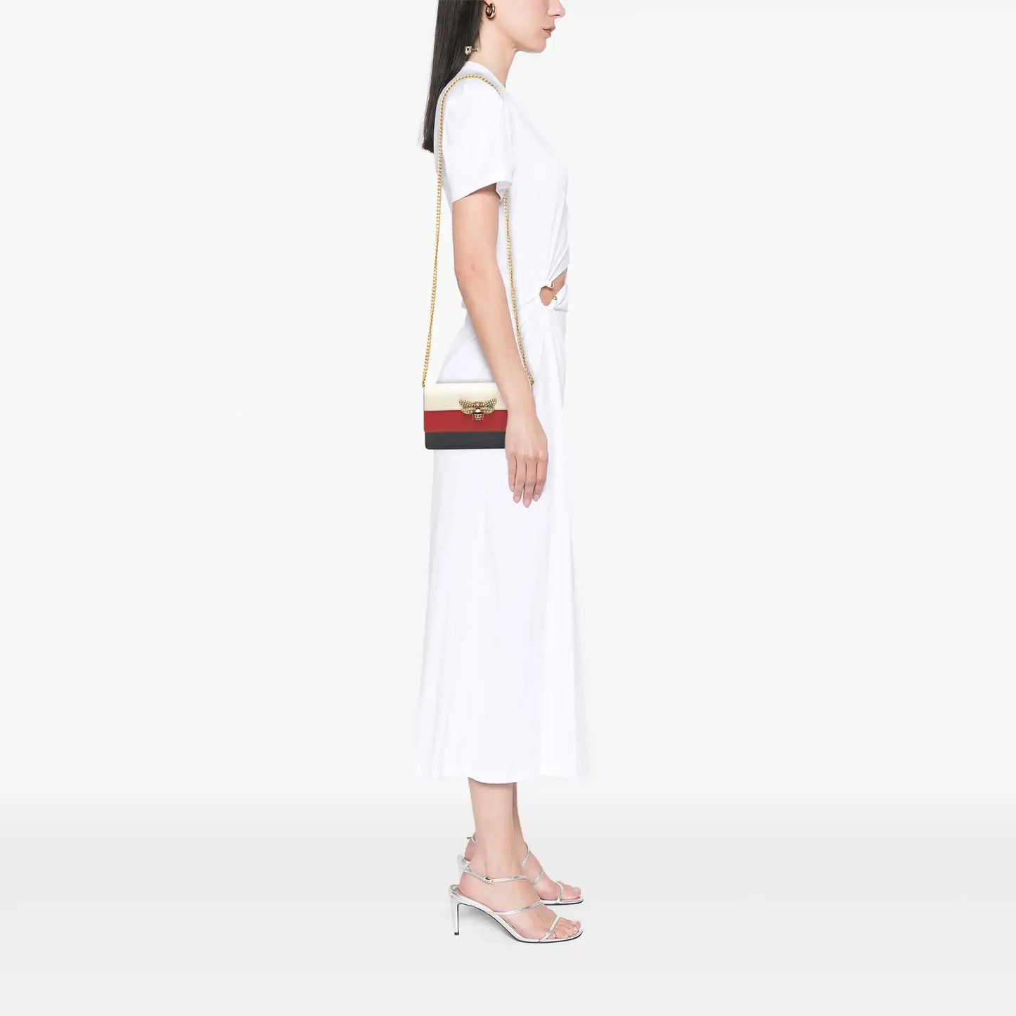 Gucci Calfskin Queen Margaret Wallet on Chain