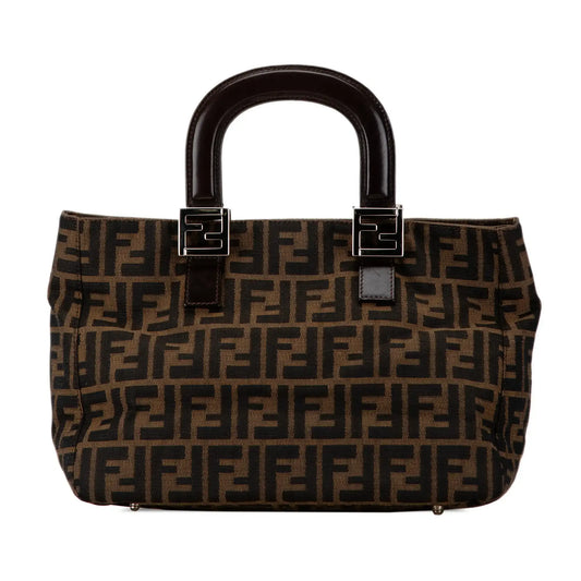 Fendi Small Zucca Canvas Twins Tote