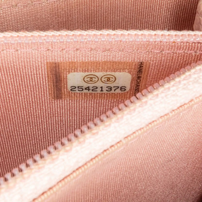 Chanel Quilted Caviar Square Boy Wallet On Chain