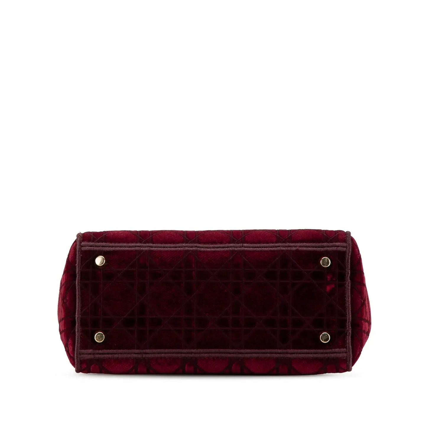 Dior Medium Velvet Cannage Lady D Lite