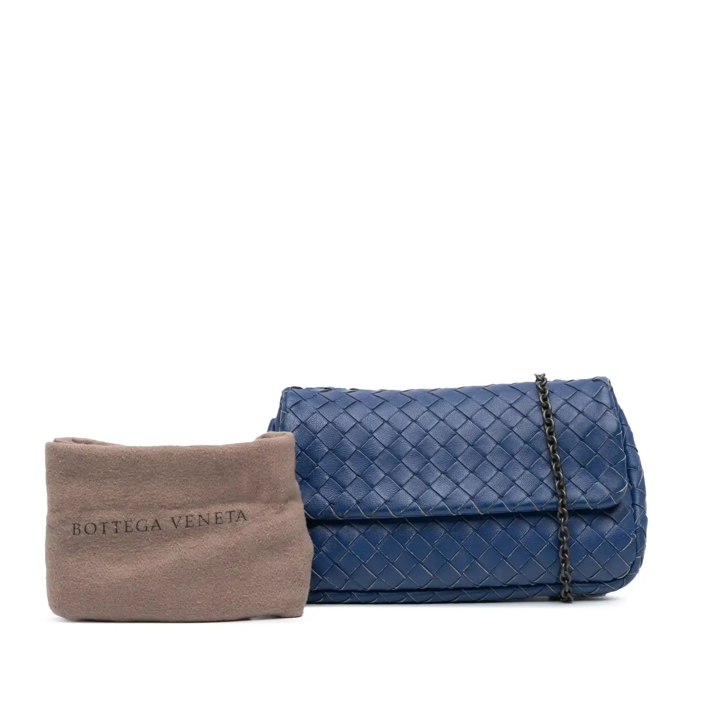 Bottega Veneta Intrecciato Chain Flap Crossbody