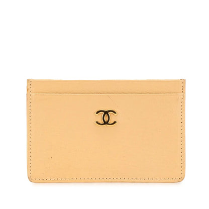 Chanel CC Calfskin Card Holder