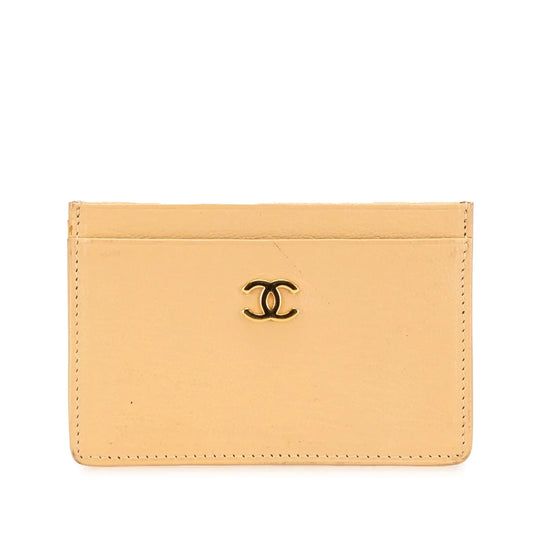 Chanel CC Calfskin Card Holder