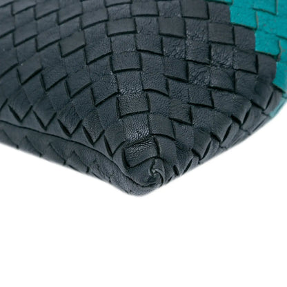 Bottega Veneta Tricolor Nappa Intrecciato Clutch