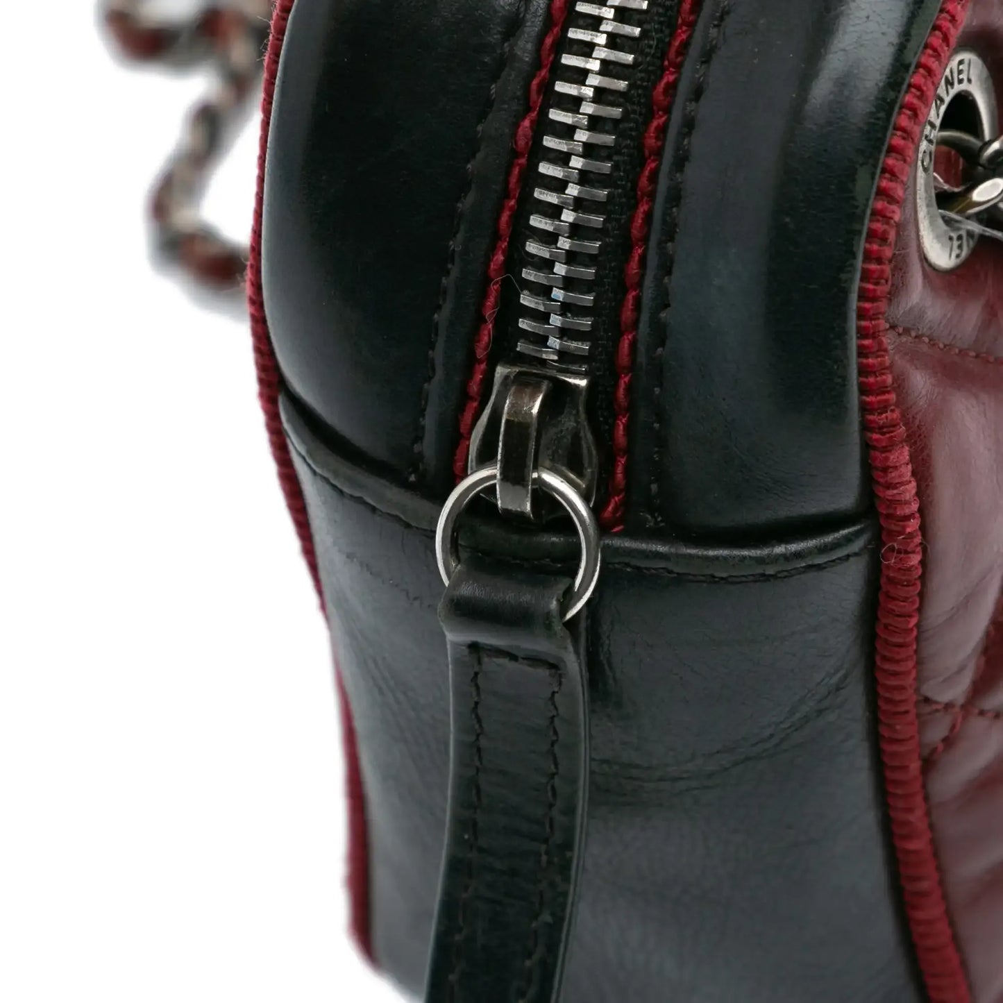 Chanel Small Bicolor Quilted Calfskin Ballerine Camera Bag