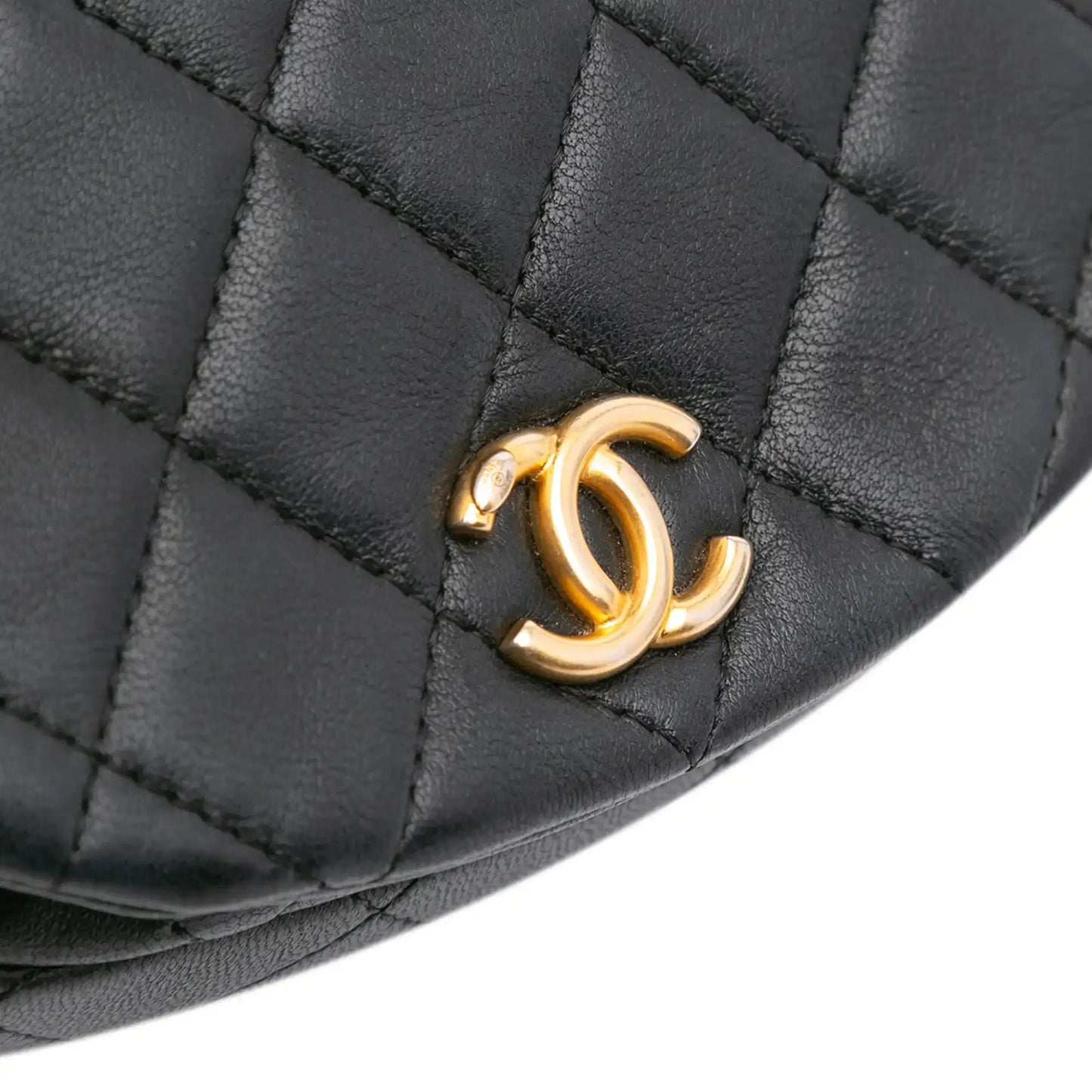 Chanel Mini Quilted Calfskin Coco Mail Clutch with Chain