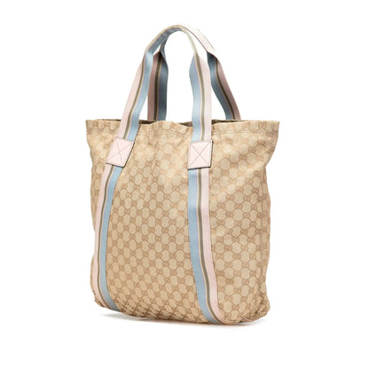 Gucci GG Canvas Web Tote