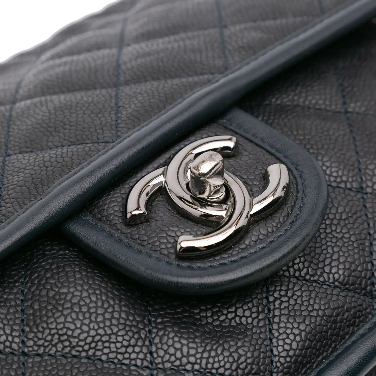 Chanel Medium Quilted Calfskin French Riviera Flap