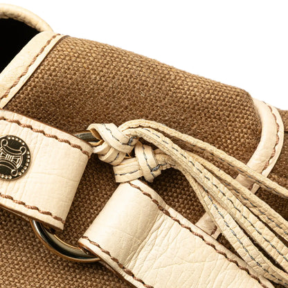 Celine Canvas Boogie Tassel Tote