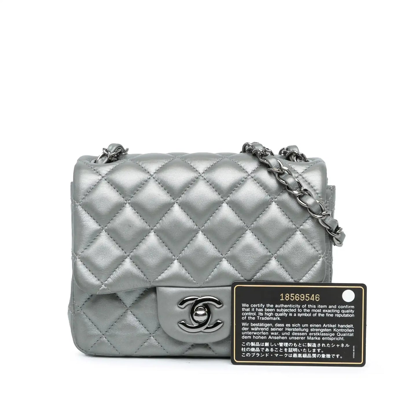 Chanel Mini Square Classic Calfskin Single Flap