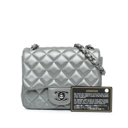 Chanel Mini Square Classic Calfskin Single Flap
