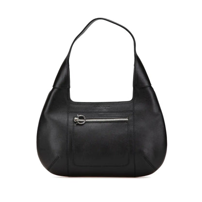 Ferragamo Leather Gancini Hobo