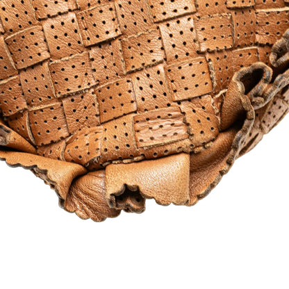 Bottega Veneta Small Perforated Nappa Intrecciato Veneta Hobo