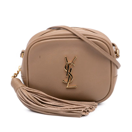 Saint Laurent Nappa Monogram Blogger Bag