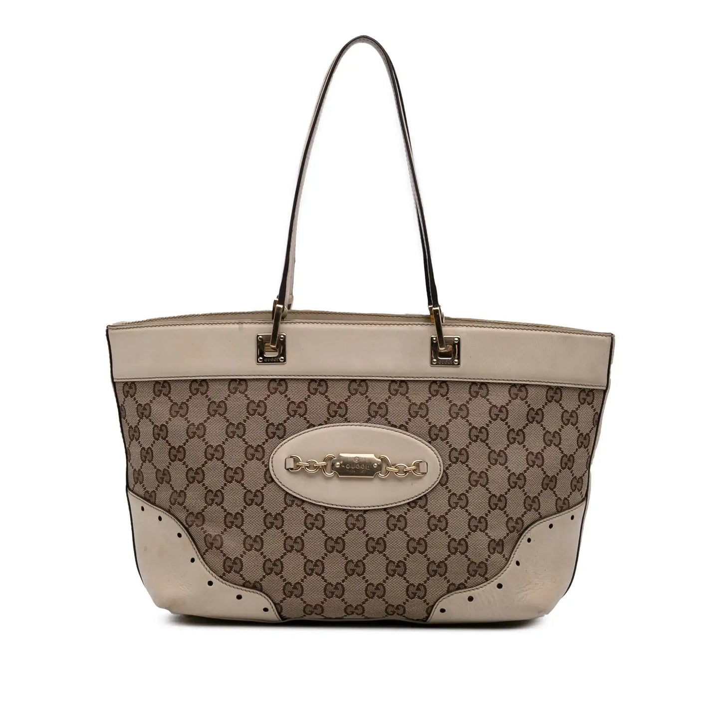 Gucci GG Canvas Punch Tote