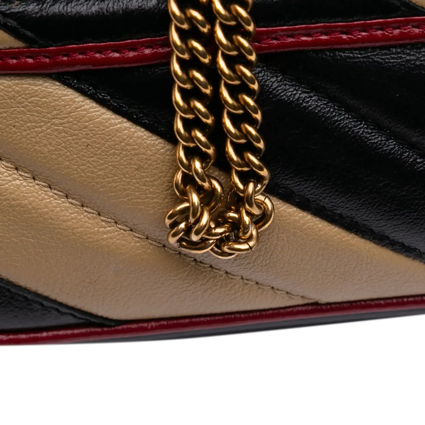 Gucci Super Mini GG Marmont Matelasse Leather Torchon Flap Crossbody